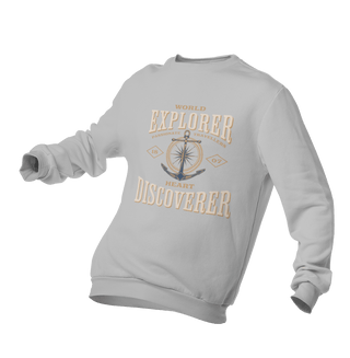 World Explorer Heart Discoverer Sweatshirt