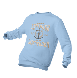 World Explorer Heart Discoverer Sweatshirt