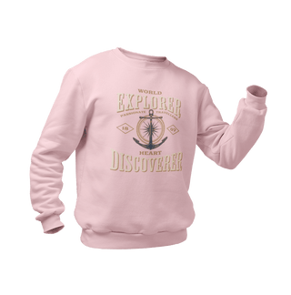 World Explorer Heart Discoverer Sweatshirt