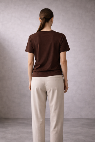 Essential Tee - Coffee Brown