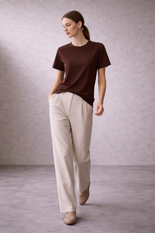Essential Tee - Coffee Brown