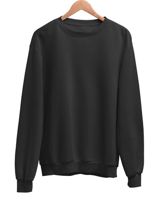Plain Sweatshirt Black