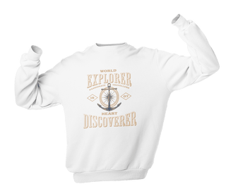 World Explorer Heart Discoverer Sweatshirt